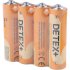 DETEX AA BATTERY R6P ZINC pcs 12