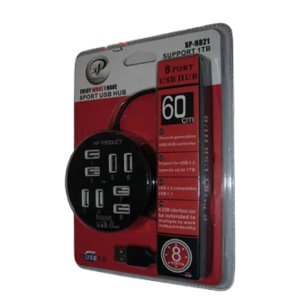 هاب XP-H821R 8-Port USB Hub هاب XP-H821R 8-Port USB Hub