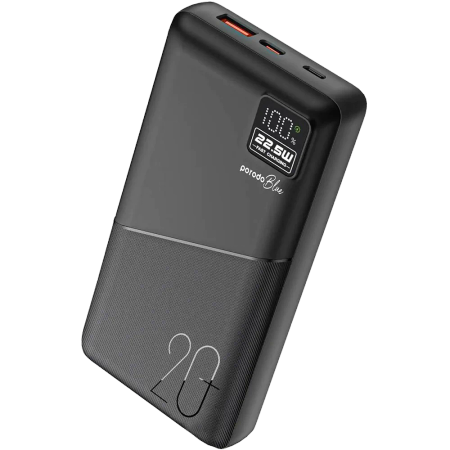 Porodo Blue 20000mAh Quick Charge Power Bank PB-PBFCH054