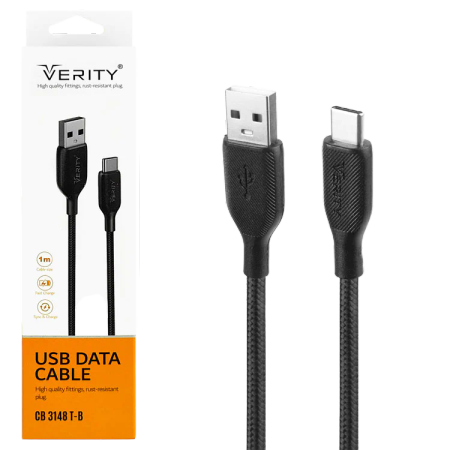VERITY Type-C Hemp Data and Charging Cable Model 3148