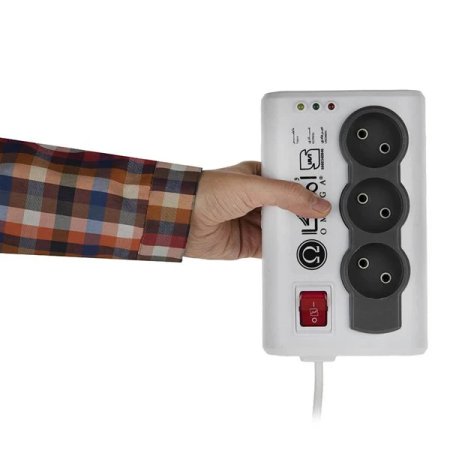 Omega 3 Home Surge Protector Model P3000 3 Meter Cable Without Ground