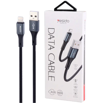 کابل آیفونی فست شارژ Yesido CA94 2.4A طول 2m کابل آیفونی فست شارژ Yesido CA94 2.4A طول 2m