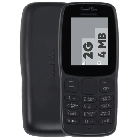 General luxe 106 Dual SIM 4MB Mobile Phone