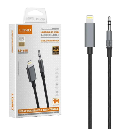 Ldnio LS-Y81i Lightning To AUX 1m Cable