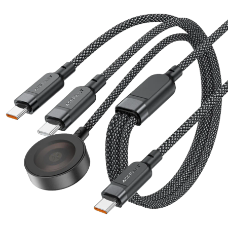 ACEFAST C6-11 Type-C and Apple Watch Charger Cable 100 W Power 1.2 M