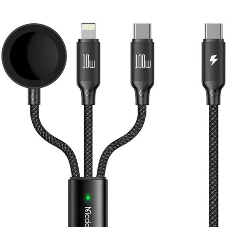 ACEFAST C6-11 Type-C double-ended cable and Apple Watch charger length 1.2 meters power 100w