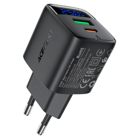 ACEFAST 114A W25PD GaN Wall Charger 25W Fast Charging Power
