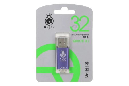 Queen Tech Flash Memory Quick 3.1 Capacity 32GB