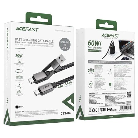 Type-C to Type-C cable ACEFAST C13-04 1.2m 60w