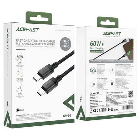 Type-C to Type-C cable ACEFAST C9-03 1.2m 60w