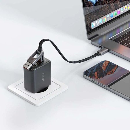 ACEFAST C13-05 Type-C and USB double-ended cable 20cm 60w