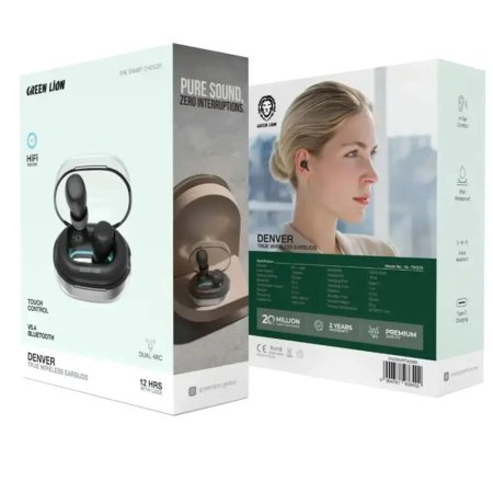  Green Lion Denver True Wireless Earbuds
