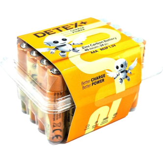 باتری قلمی دیتکس پلاس مدل R6P بسته 24 عدد باتری قلمی دیتکس پلاس مدل R6P بسته 24 عدد