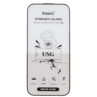 محافظ صفحه نمایش XMART Anti Static USG مدل Apple iPhone 16 Pro (پک دار) محافظ صفحه نمایش XMART Anti Static USG مدل Apple iPhone 16 Pro (پک دار)