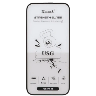 محافظ صفحه نمایش XMART Anti Static USG مدل Apple iPhone 16 (پک دار) محافظ صفحه نمایش XMART Anti Static USG مدل Apple iPhone 16 (پک دار)
