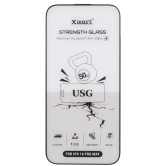 محافظ صفحه نمایش XMART Anti Static USG مدل Apple iPhone 16 Pro Max (پک دار) محافظ صفحه نمایش XMART Anti Static USG مدل Apple iPhone 16 Pro Max (پک دار)