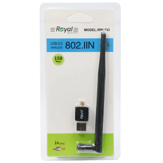 کارت شبکه بی سیم رویال مدل RW-133 کارت شبکه بی سیم رویال مدل RW-133