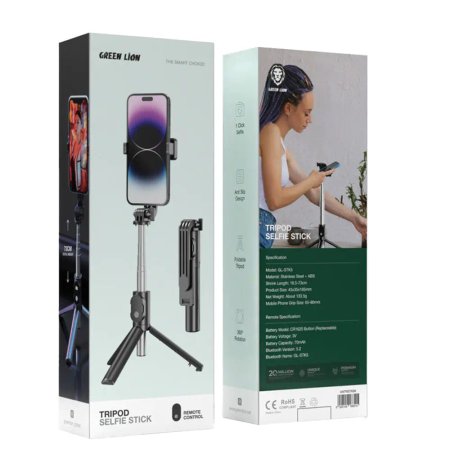 Green Lion Tripod Selfie Stick
