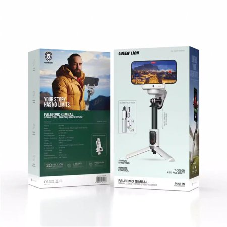 Green Lion Palermo Gimbal Tripod Stand with Remote Control