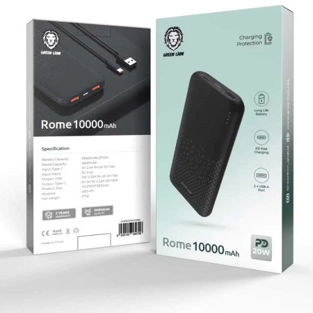 Green Lion Rome PD20W Power Bank 10000mAh 