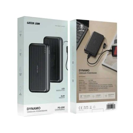 Green Lion Dynamo Power Bank 10000mAh