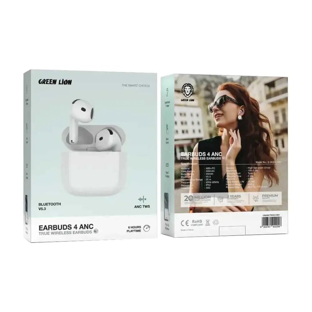 Green Lion Earbuds 4 ANC Wireless hands free
