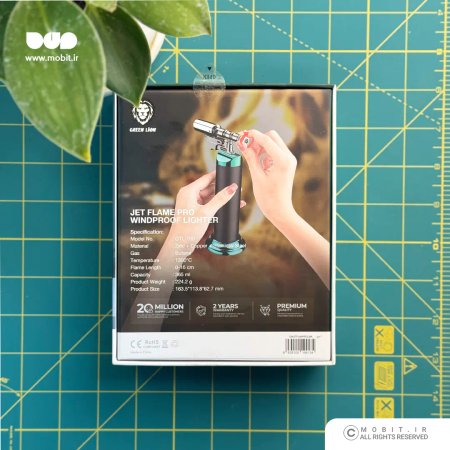 فندک ضدباد شعله Jet Flame Pro گرین لاین