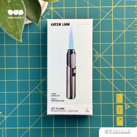 Green Lion Jet Flame Windproof Lighter