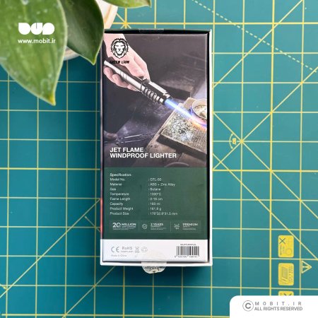 Green Lion Jet Flame Windproof Lighter