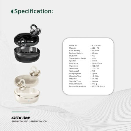 Green Lion Sonix Clip Wireless handsfree