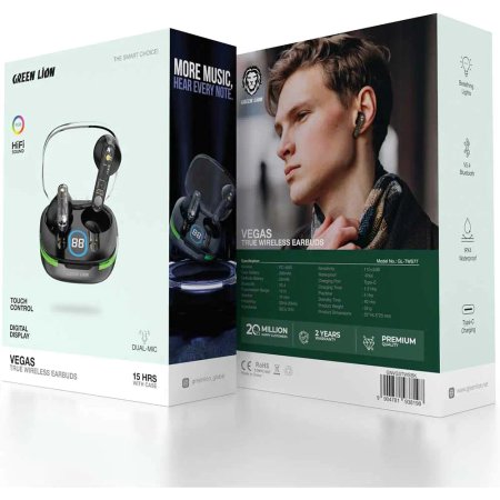Green Lion VEGAS True Wireless Earbuds