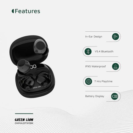 Green Lion Malbun True Wireless Earbuds
