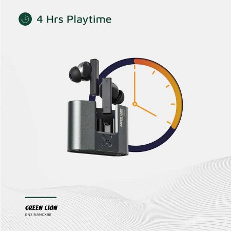 Green Lion Zinc X Metal Earbuds TWS With ANC