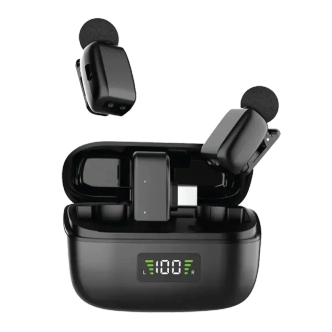 میکروفون بی سیم 2 در 1 Flex Mic Duo گرین لاین Type-C - Lightning میکروفون بی سیم 2 در 1 Flex Mic Duo گرین لاین Type-C - Lightning