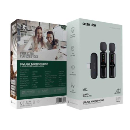 Green Lion Gm 76X Microphone 3 in 1