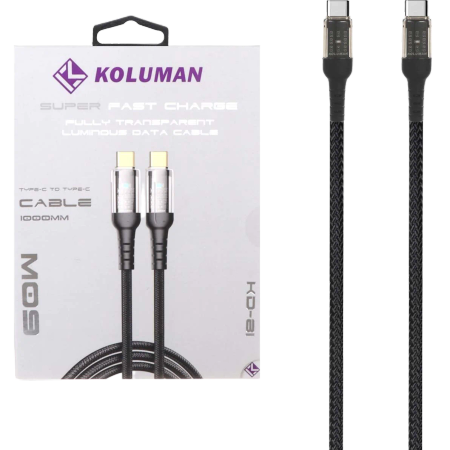 Koluman Type-C to Type-C Fast Charging Cable Model KD-81 60W