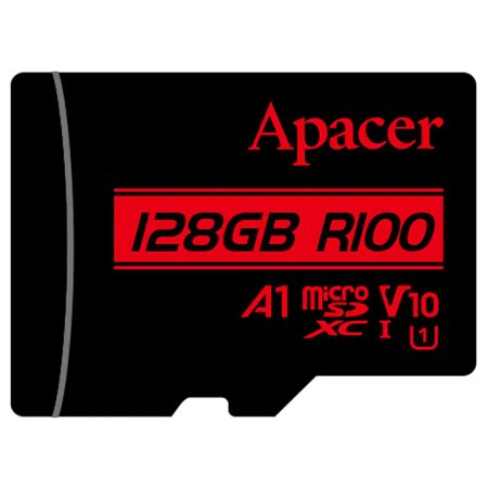Apacer Rioo A1 V10 U1 C10 100MB/s 128GB Micro SD Memory Card With Adapter