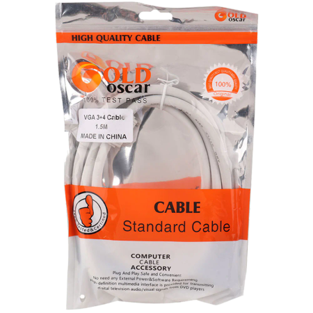 Gold Oscar VGA cable model 3+4 length 1.5