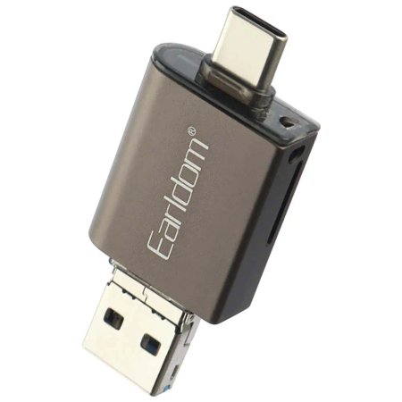 Earldom ET-OT82 OTG Type-C 4 in 1 Card Reader