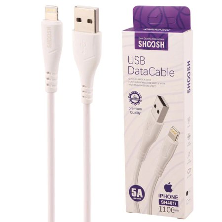 Shoosh SH401i 5A Lightning Fast Charging Cable 1.1m 