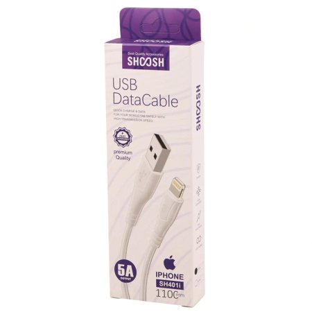 Shoosh SH401i 5A Lightning Fast Charging Cable 1.1m 