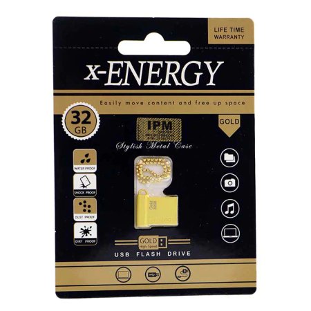 X-Energy GOLD 32GB USB2.0 Flash Drive