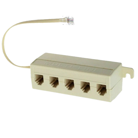 Kaiser 1 to 5 telephone socket conversion