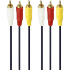 Detex+ AV RCA 1.8m 3 to 3 Cable