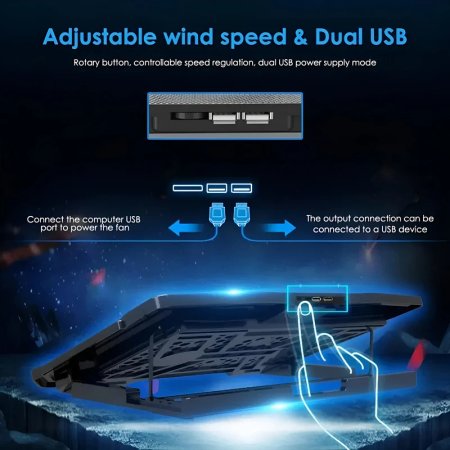 D-Net laptop cooling stand model DT_H9