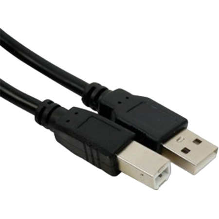 Gold Oscar printer USB cable, length 1.5 meters