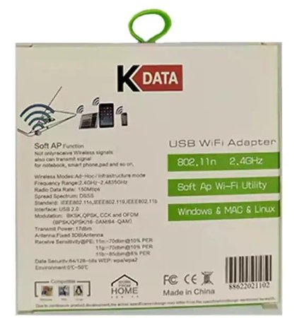 K-DATA WiFi Dongle Model KW003