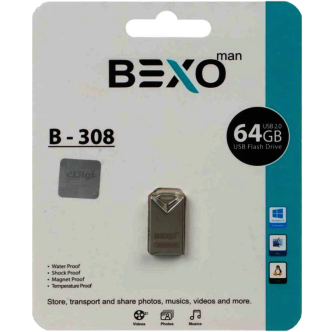 فلش مموری بکسو مدلBEXO B-308 ظرفیت 64گیگابایت فلش مموری بکسو مدلBEXO B-308 ظرفیت 64گیگابایت