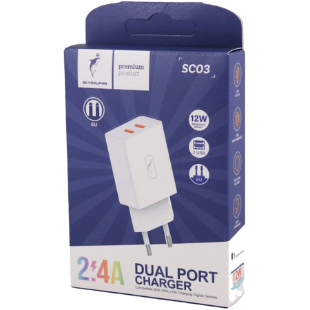 Sky Dolphin SC03 2.4A 12W Fast Wall Charger