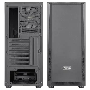 Green ARAD eco Mid Tower Case